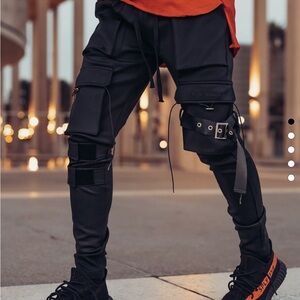 Hood Couture Skinny tactical joggers cargo goth